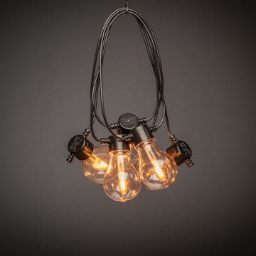 Ljusslinga Gnosjö Konstsmide Amber V-form Utbytbar LED 4,5 m