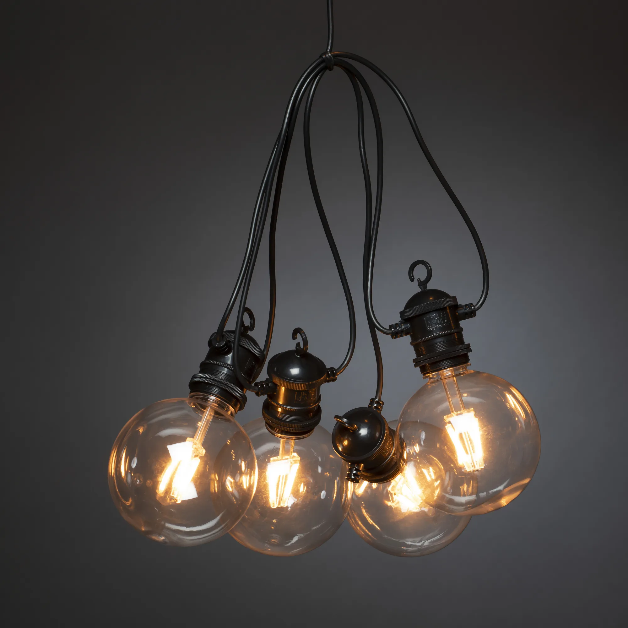 Startset Gnosjö Konstsmide E27 10 amber LED