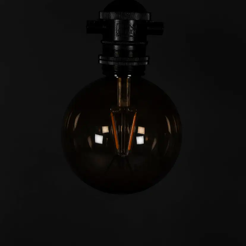 Tilläggsslinga Gnosjö Konstsmide till Partyslinga Startset E27 10st LED-lampor Amber Rökfärgade