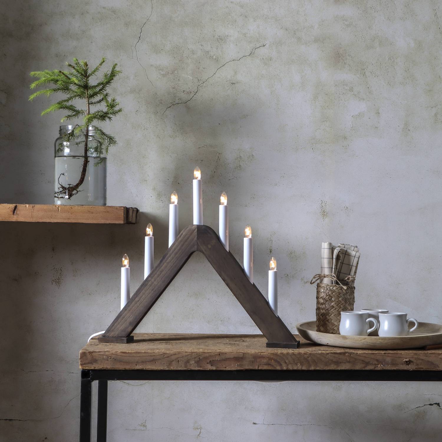 Adventsljusstake Star Trading Jarve