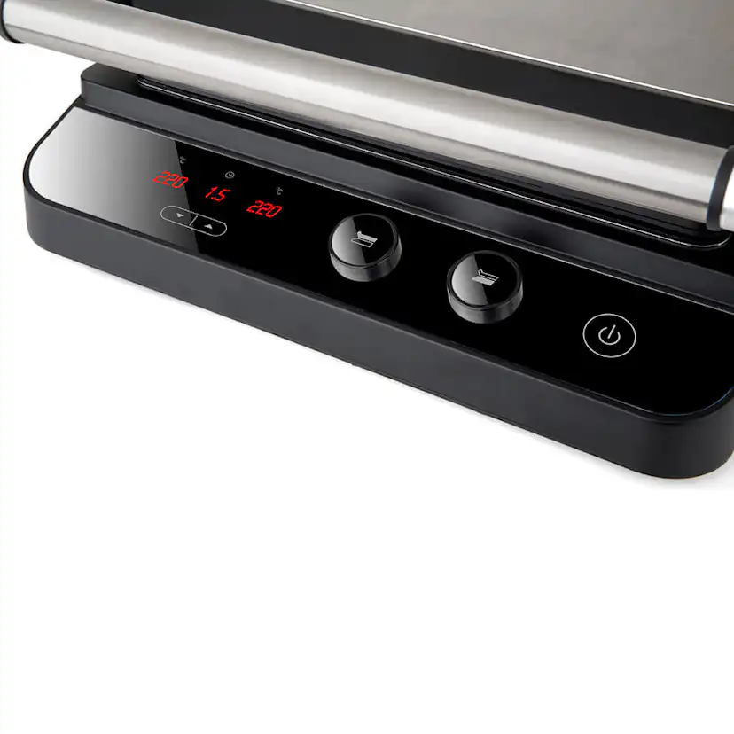 Bordsgrill BLACK+DECKER Temp Control Extra Plattor 2000W Borstat stål