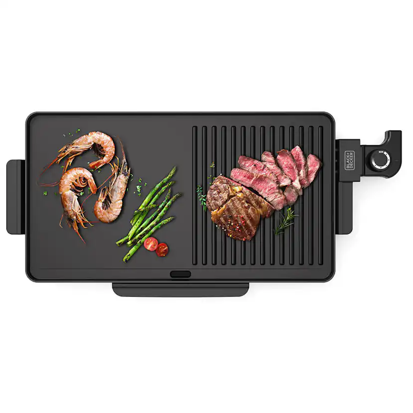 Bordsgrill Black+Decker Elgrill 2200W med Non-Stick Beläggning