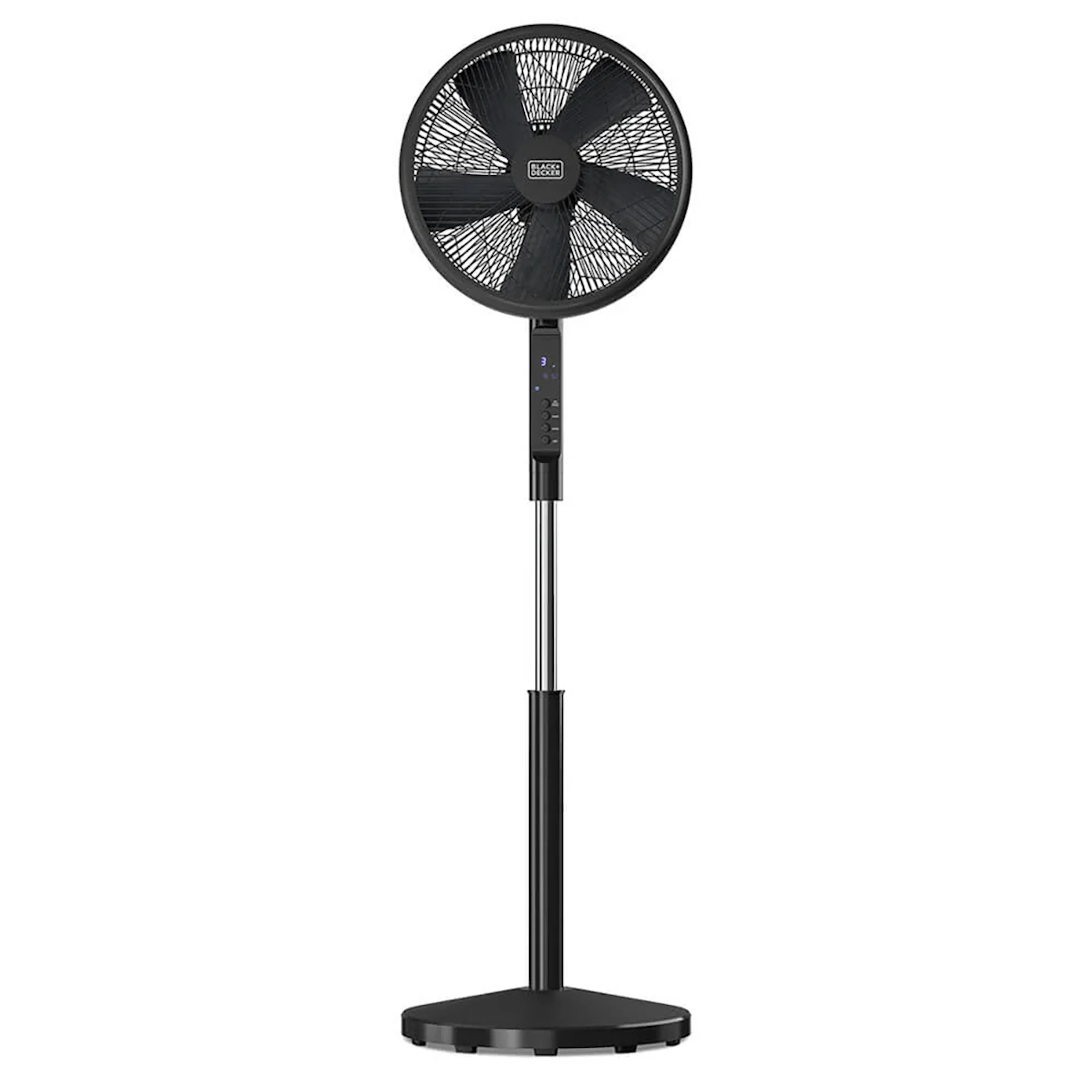 Golvfläkt BLACK+DECKER Justerbar 5 Blad 50W Svart