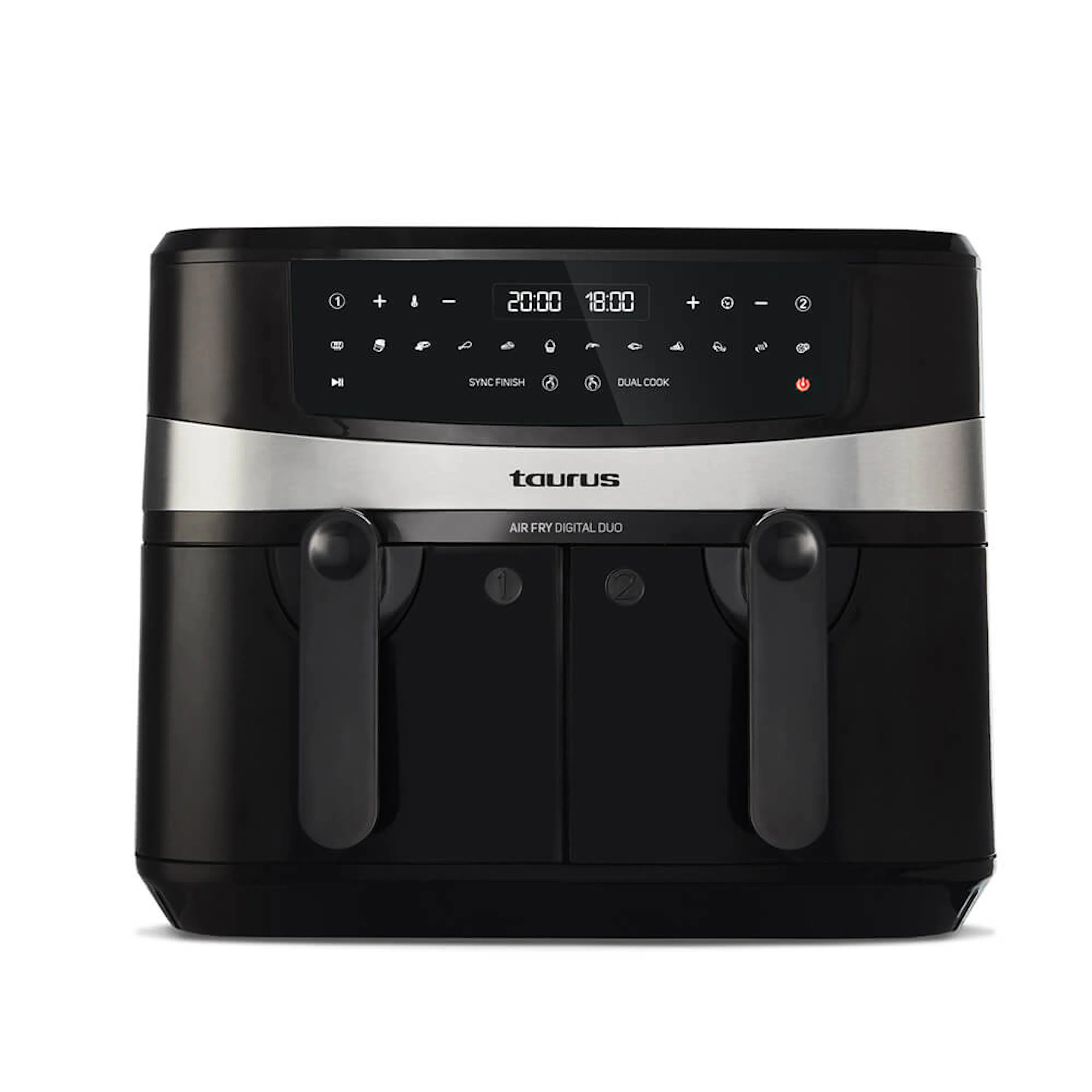 Airfryer Taurus Duo Dubbelkorg 12 Program 9L 1300 W