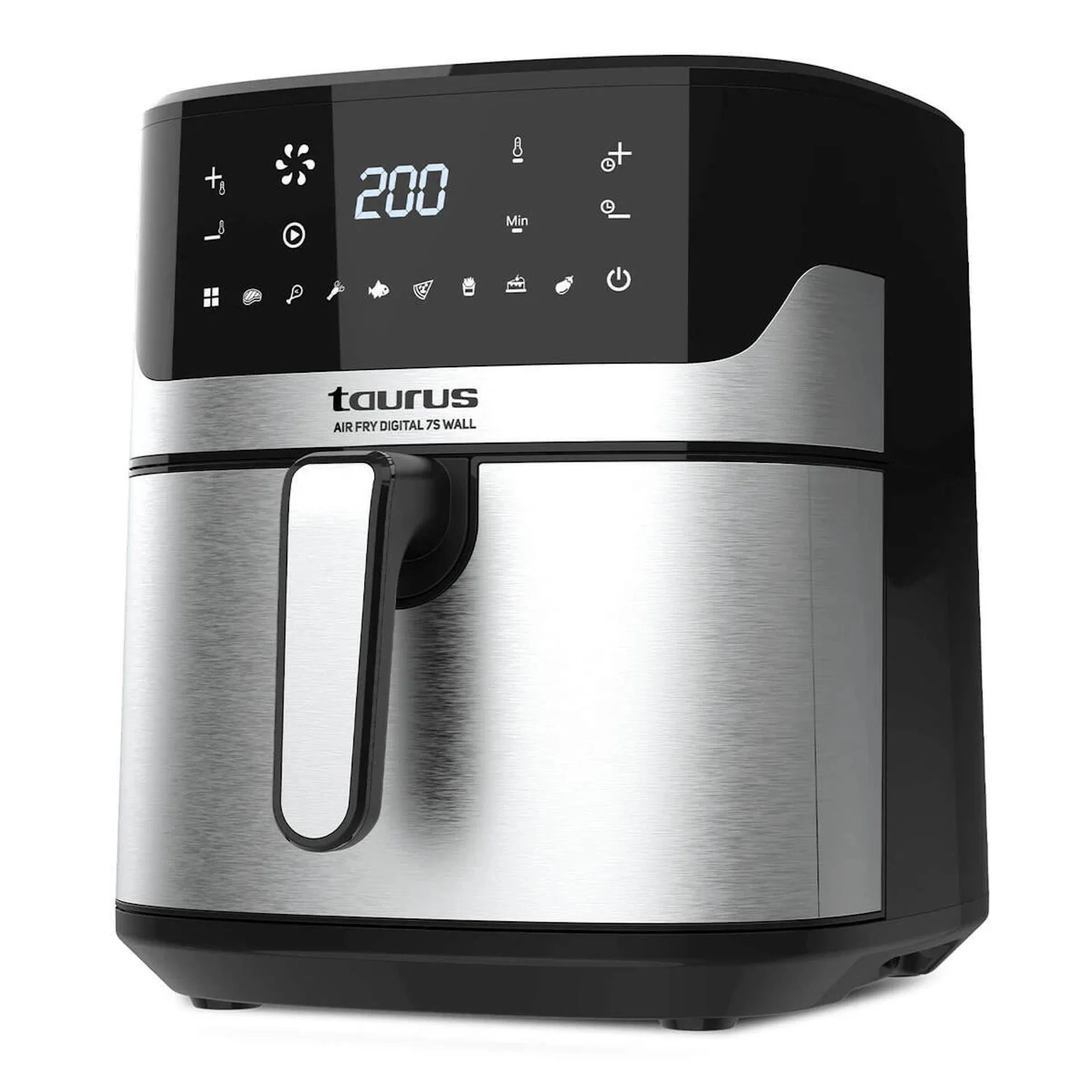 Varmluftsfritös TAURUS Digital 7S Vägg 6.5L Rostfritt Stål