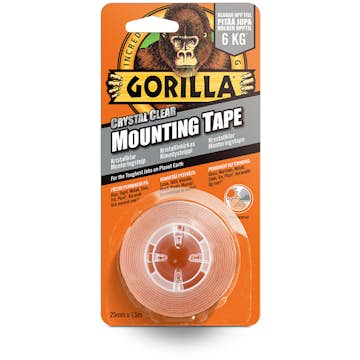 Tejp Gorilla Monteringstejp 1,52mx25,4mm