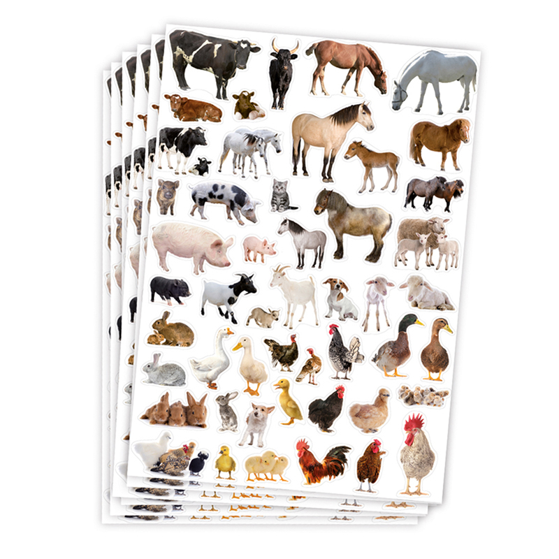 Stickers ABA Skol Bondgårdsdjur 300 st