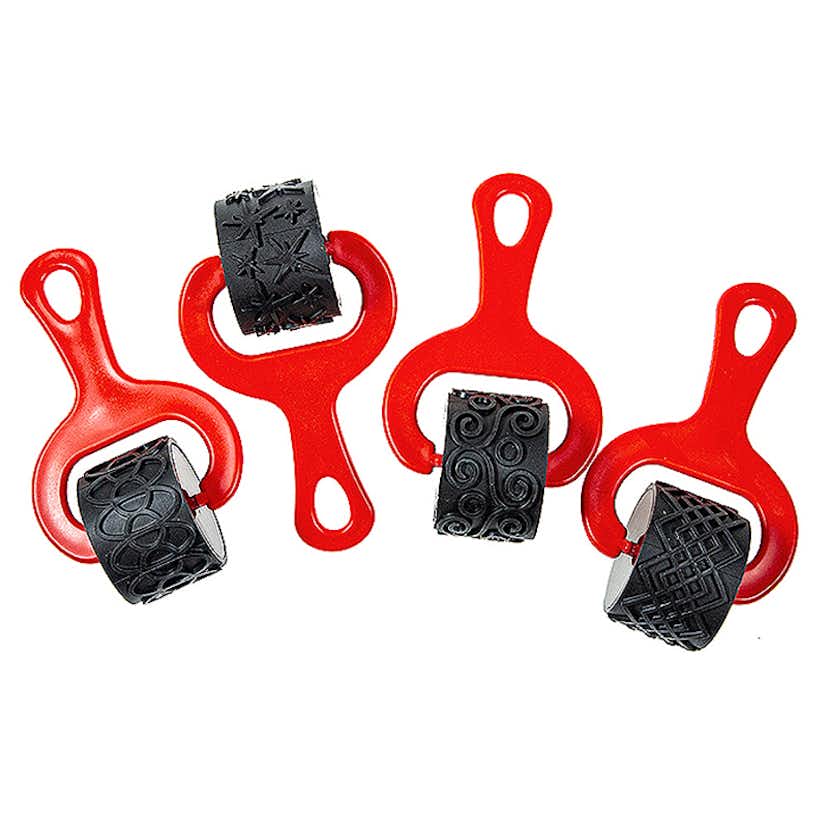 Ler- & Färgrollers ABA Skol Ler- Olika Färgrollers stjärnor mm 4 Olika