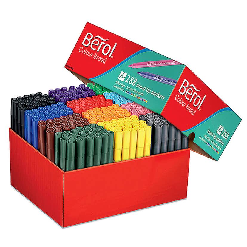 Tuschpennor Berol Colour Broad 288 st 12 Färger