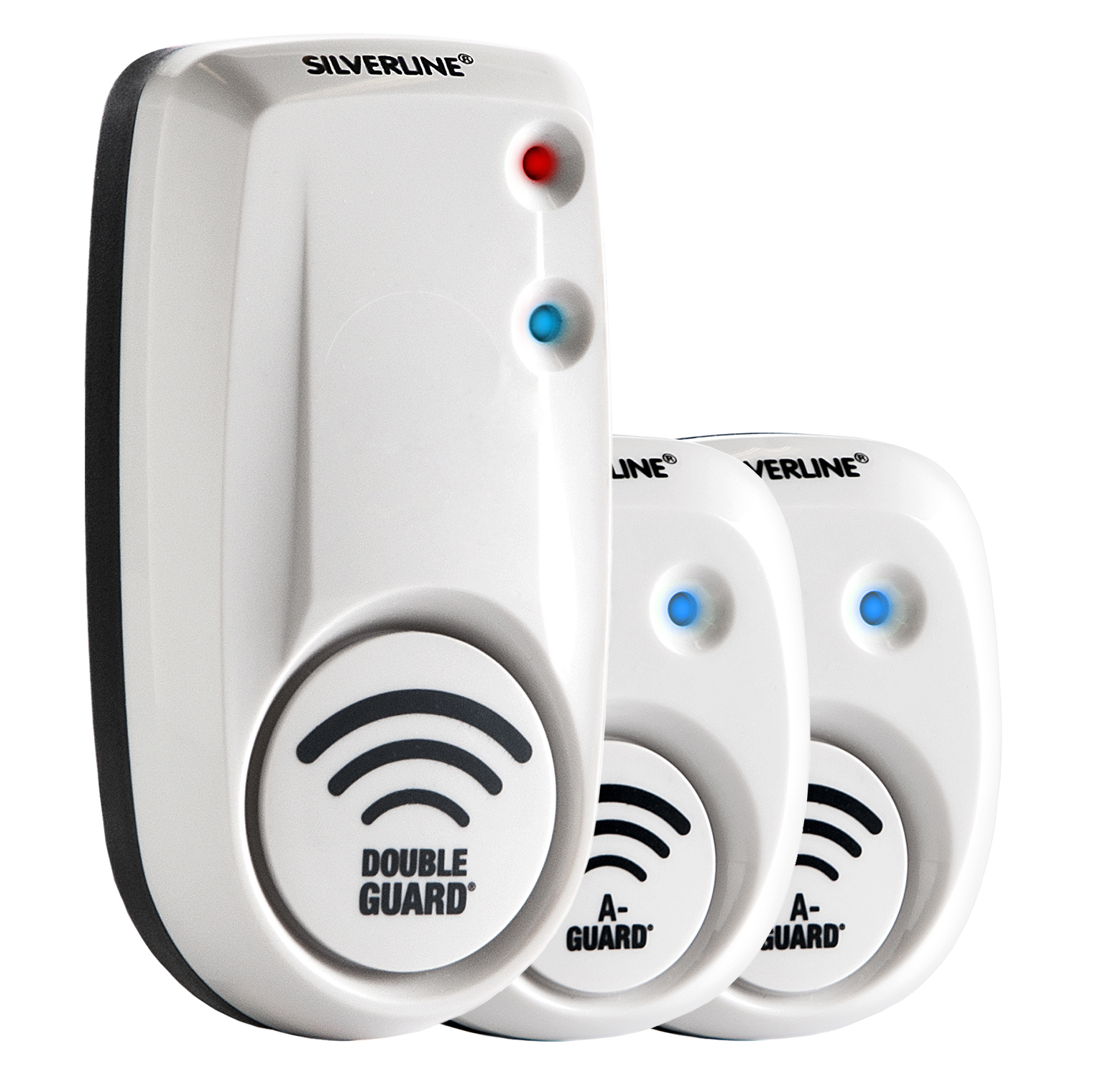 Skadedjursbekämpning Silverline Mus- & Rått Avskräckande MR80 DG2+MR30x2 Ultraljud A-Guard & Electro Pulse