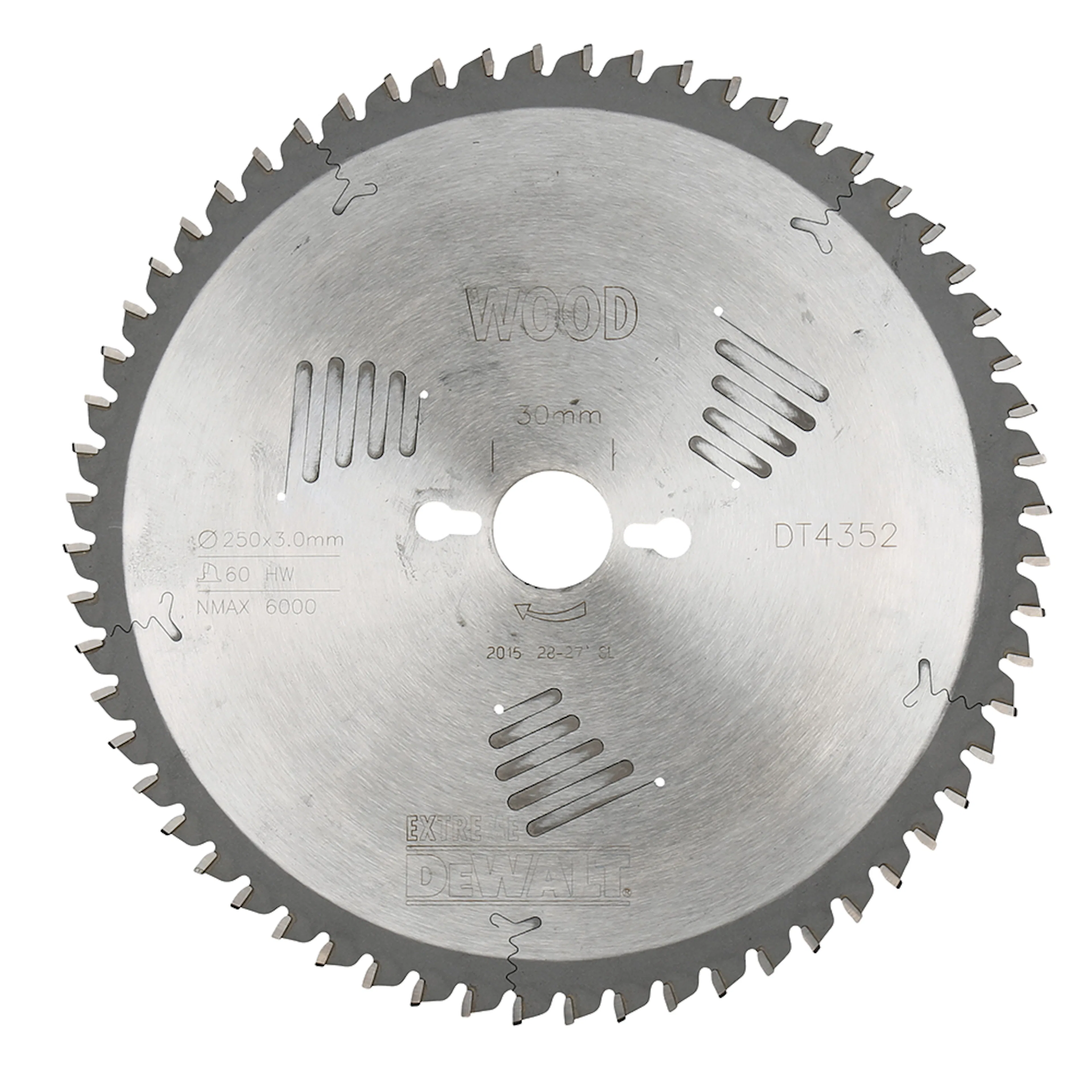 Sågklinga DeWalt DT4352-QZ 250x30 60 T