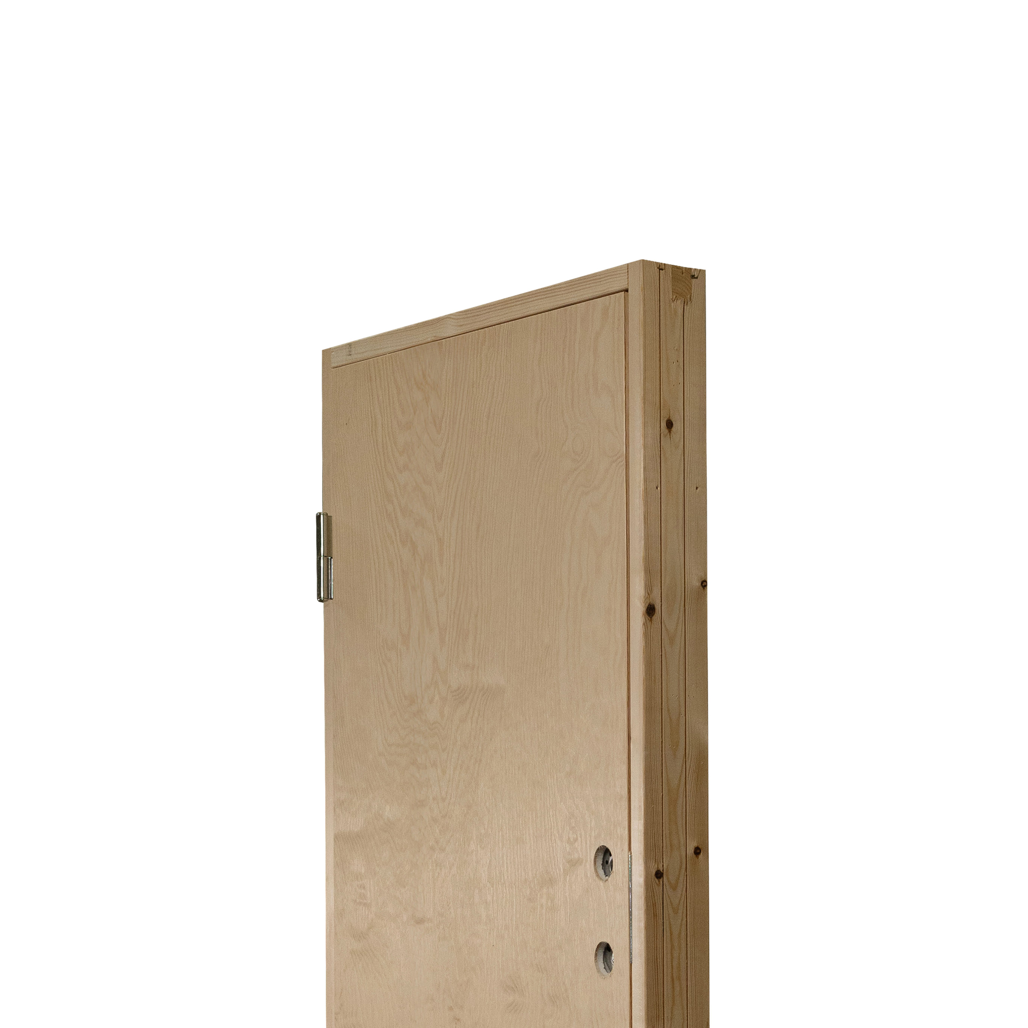 Byggdörr Jabo Ljusdal Kallförråd 98x208 cm Obehandlad Slät Plywood