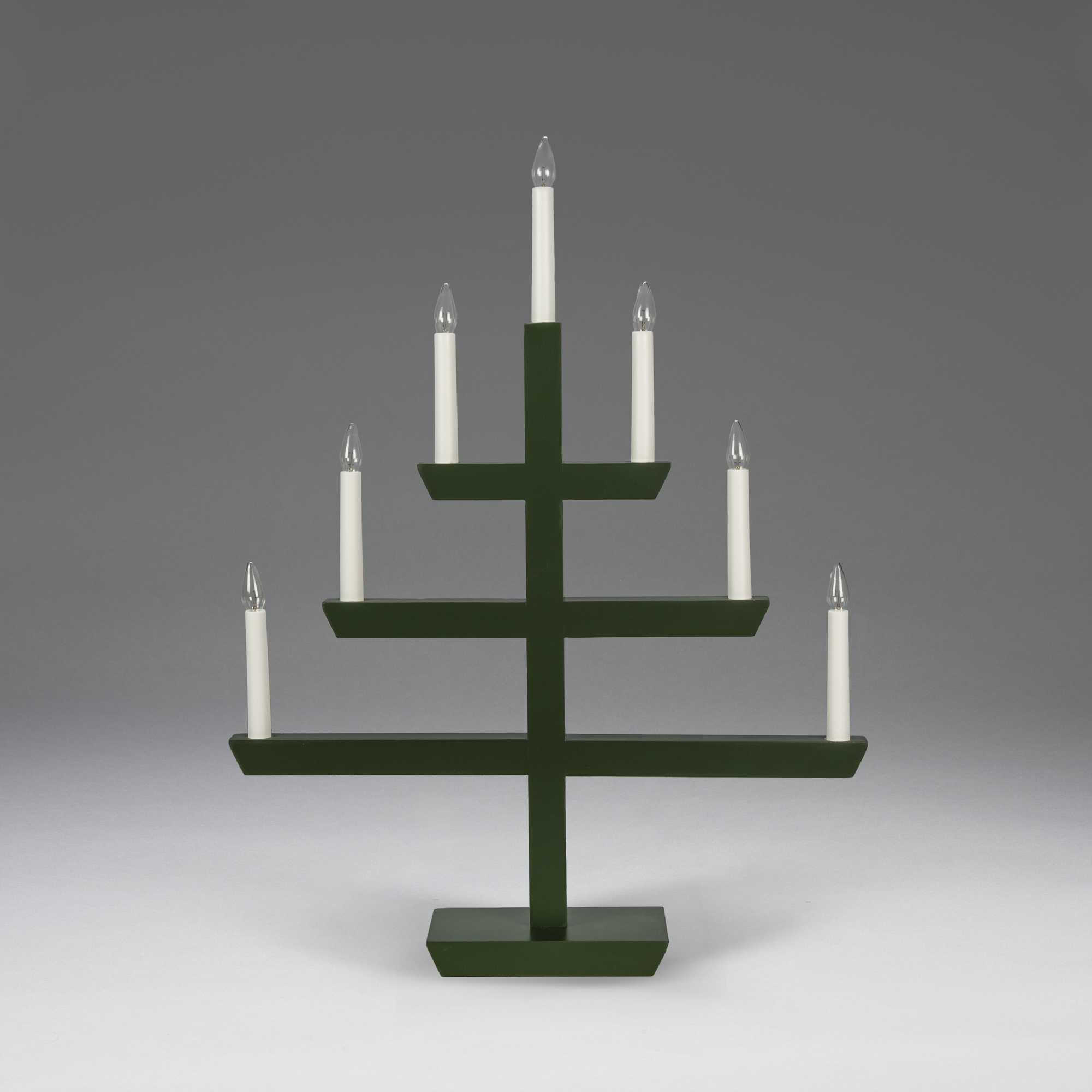 Adventsljusstake Gnosjö Konstsmide 2573 Träljusstake 7 Ljus