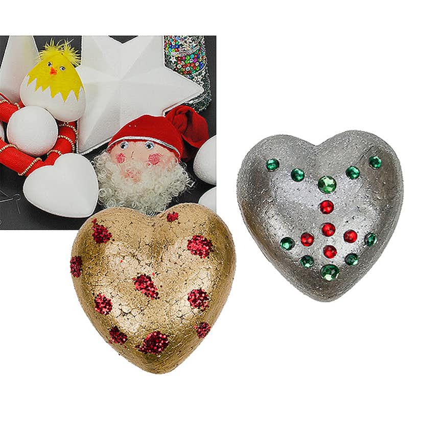 Styroporhjärta ABA Skol 8 cm 20 st