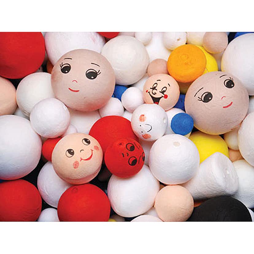 Vaddkulor ABA Skol 40 mm 50 st Beige