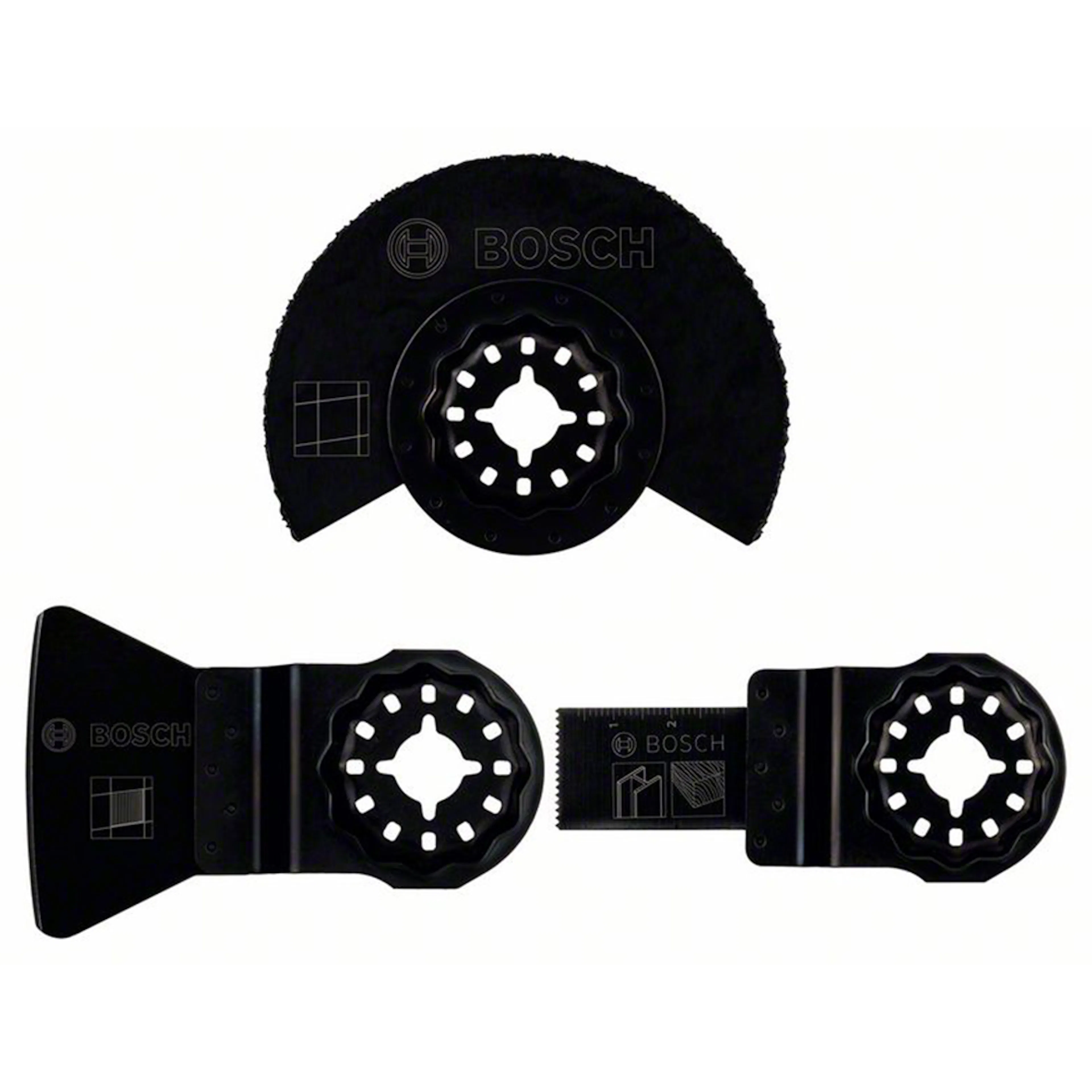 Kakelset Bosch Power Tools 3-delars Starlock Startsats Tiles