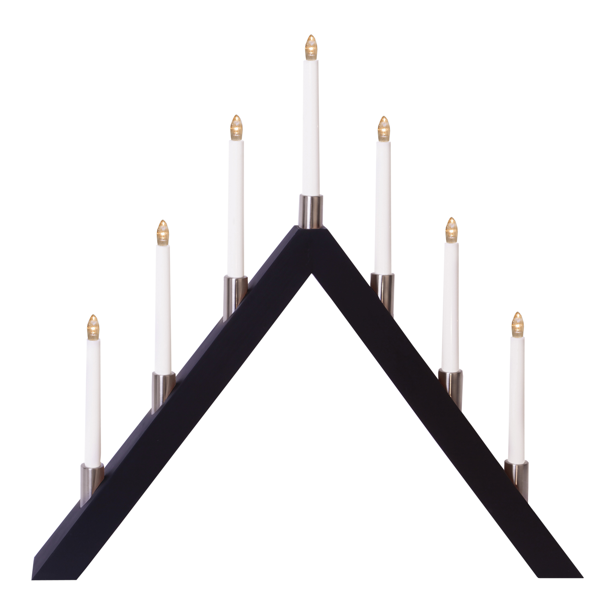 Adventsljusstake Star Trading Tall Svart