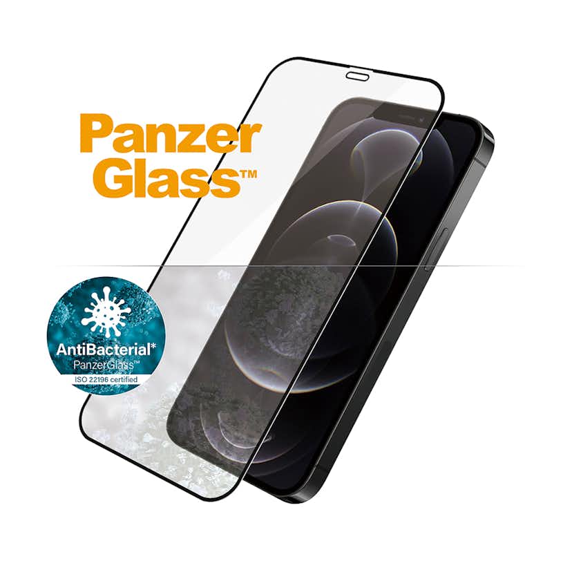Skärmskydd Panzerglass Apple iPhone 12/12 Pro Case Friendly AB Black