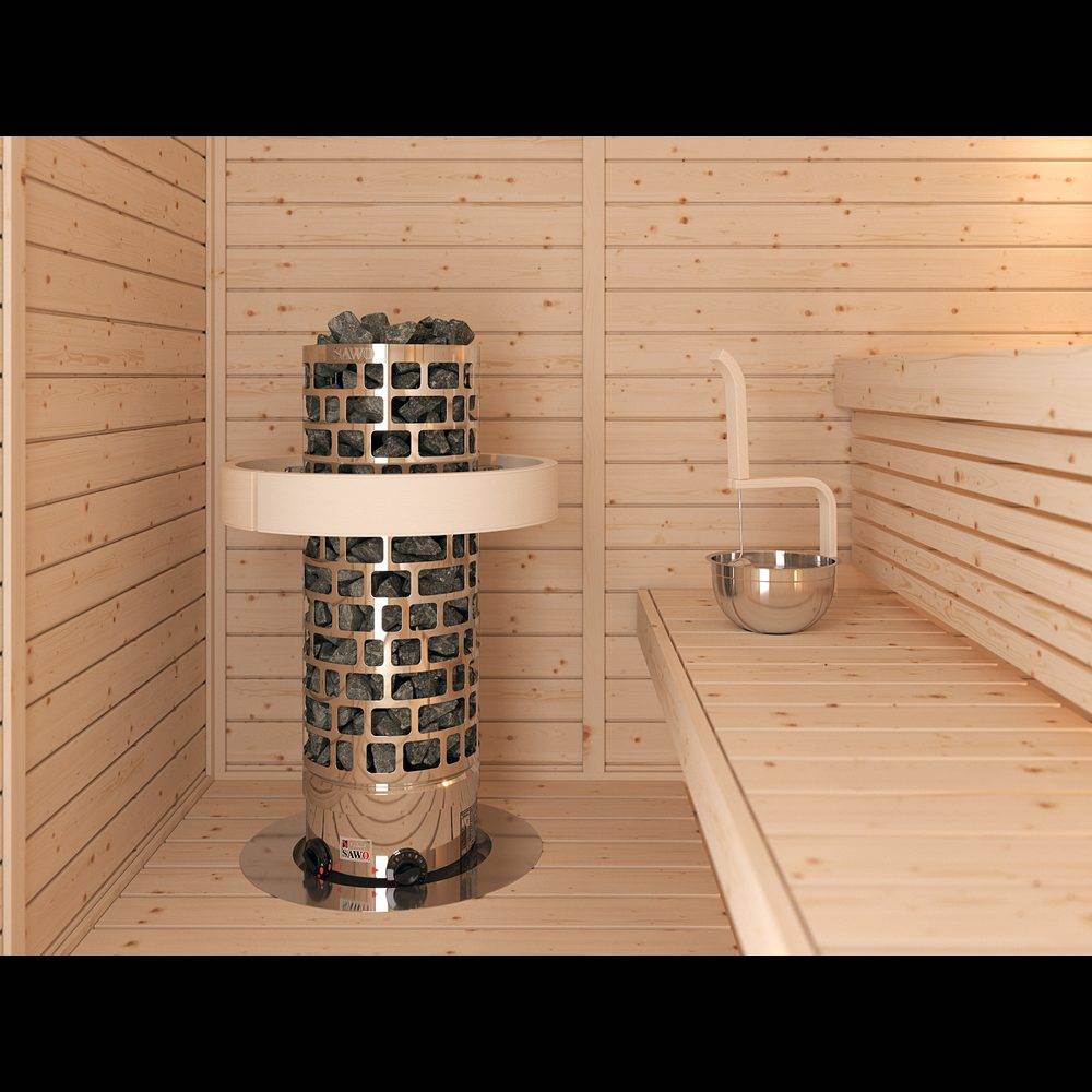 Elektriskt Bastuaggregat SAWO Torn Aries Round 3P-1P