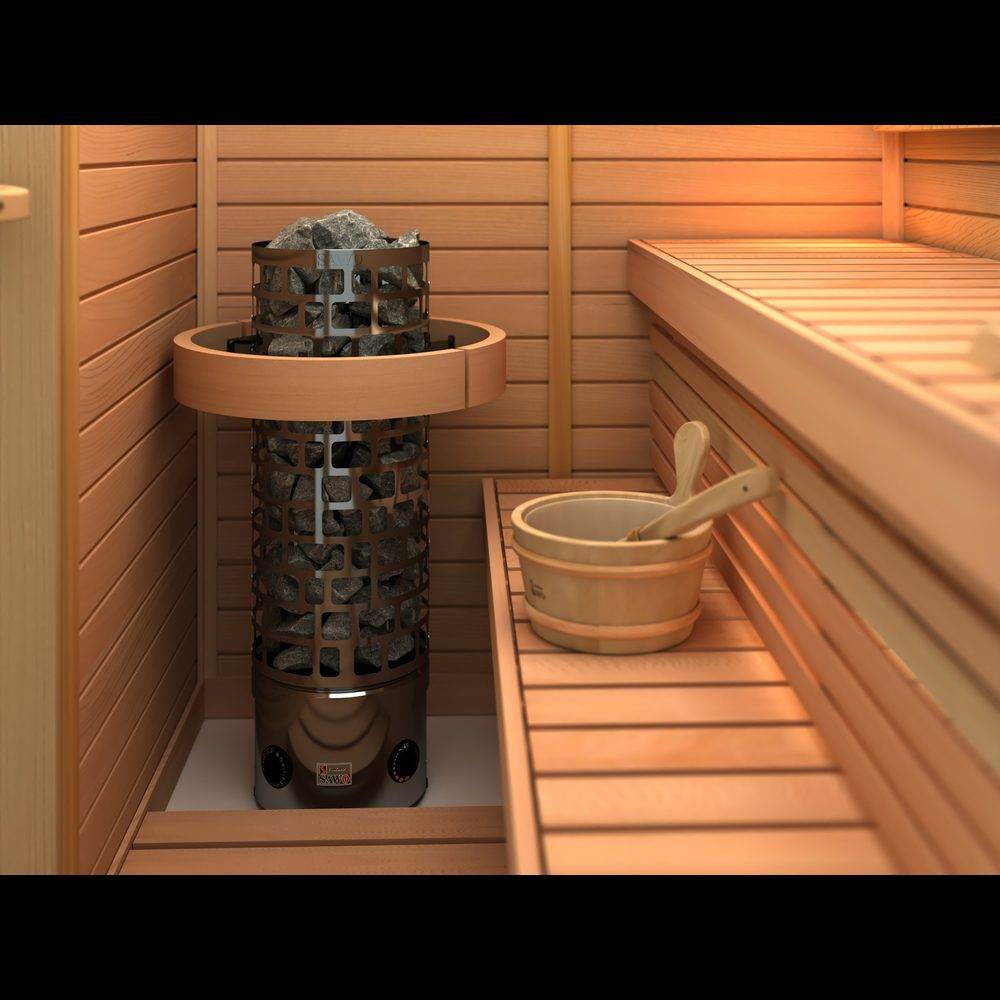 Elektriskt Bastuaggregat SAWO Torn Aries Round 3P-1P