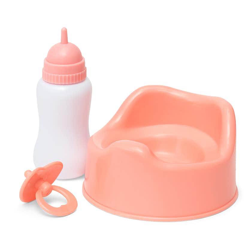 Docktillbehör Micki Potta, Nappflaska & Napp