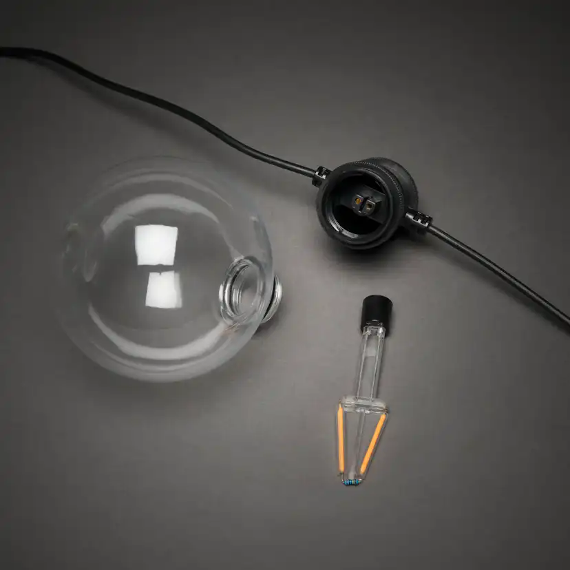 Ljusslinga Gnosjö Konstsmide Utbytbara LED-lampor E27 5st Amber Dimmer