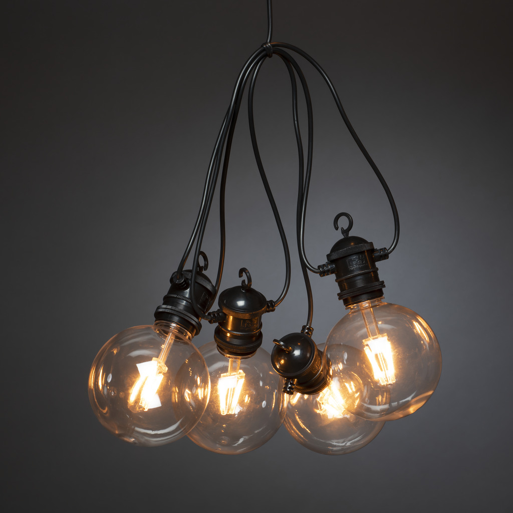 Ljusslinga Gnosjö Konstsmide Utbytbara LED-lampor E27 5st Amber Dimmer