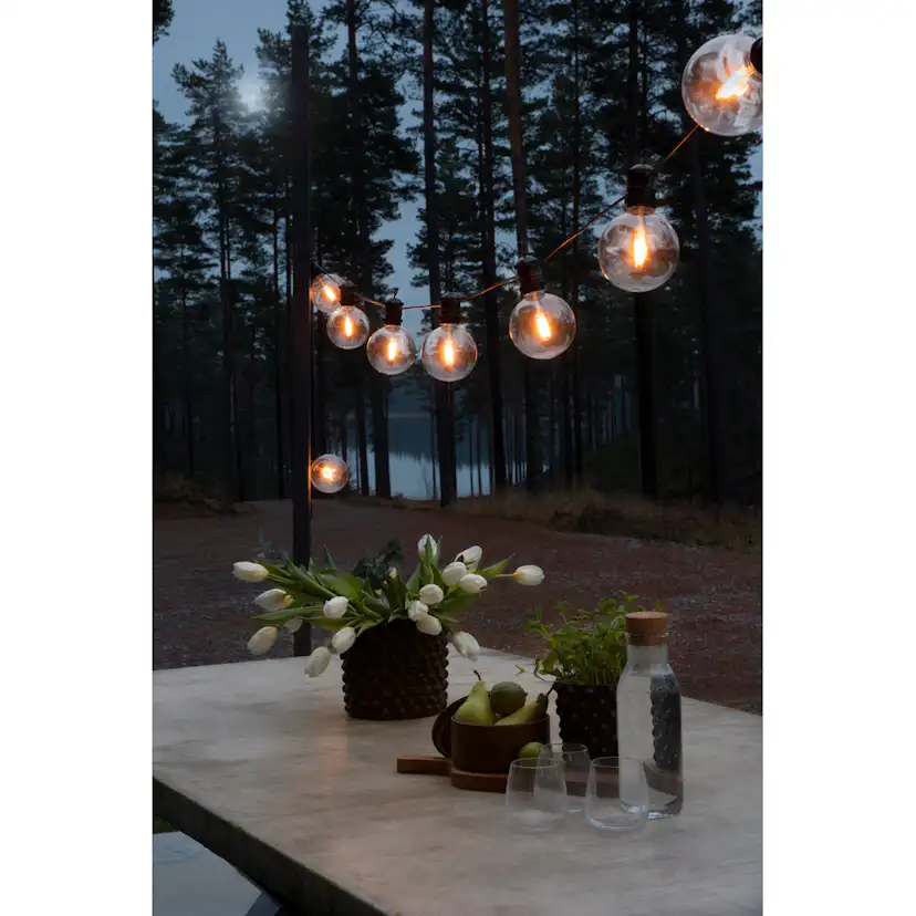 Ljusslinga Gnosjö Konstsmide Utbytbara LED-lampor E27 5st Amber Dimmer