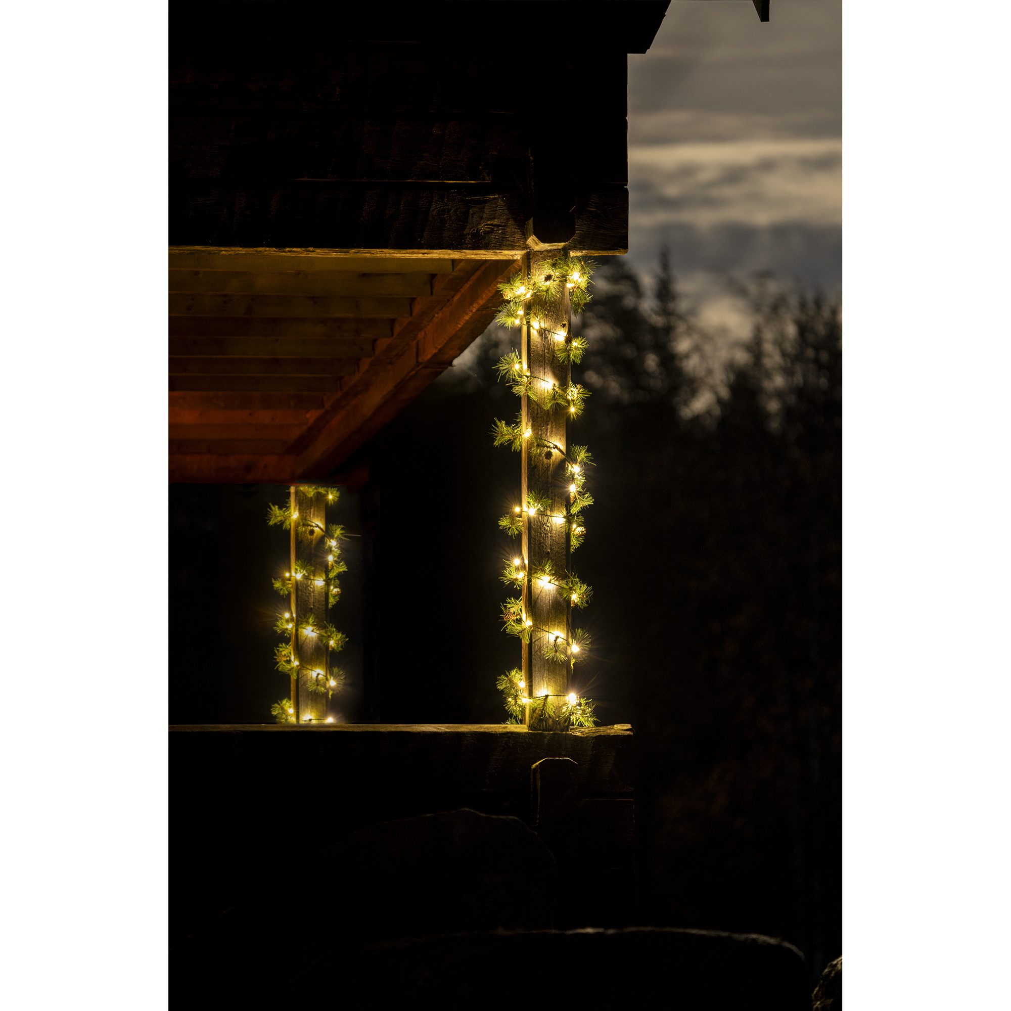 Girlang Gnosjö Konstsmide 5m Batteridriven Slinga 60st LED-lampor Utomhus