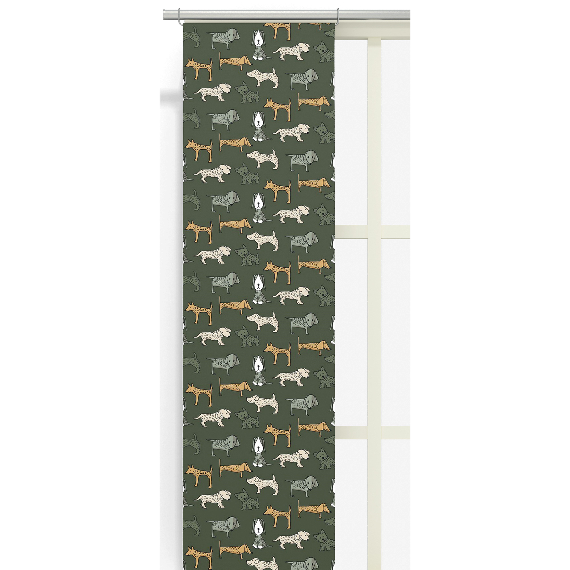 Panellängd Arvidssons Textil Byrackor Grön/Beige