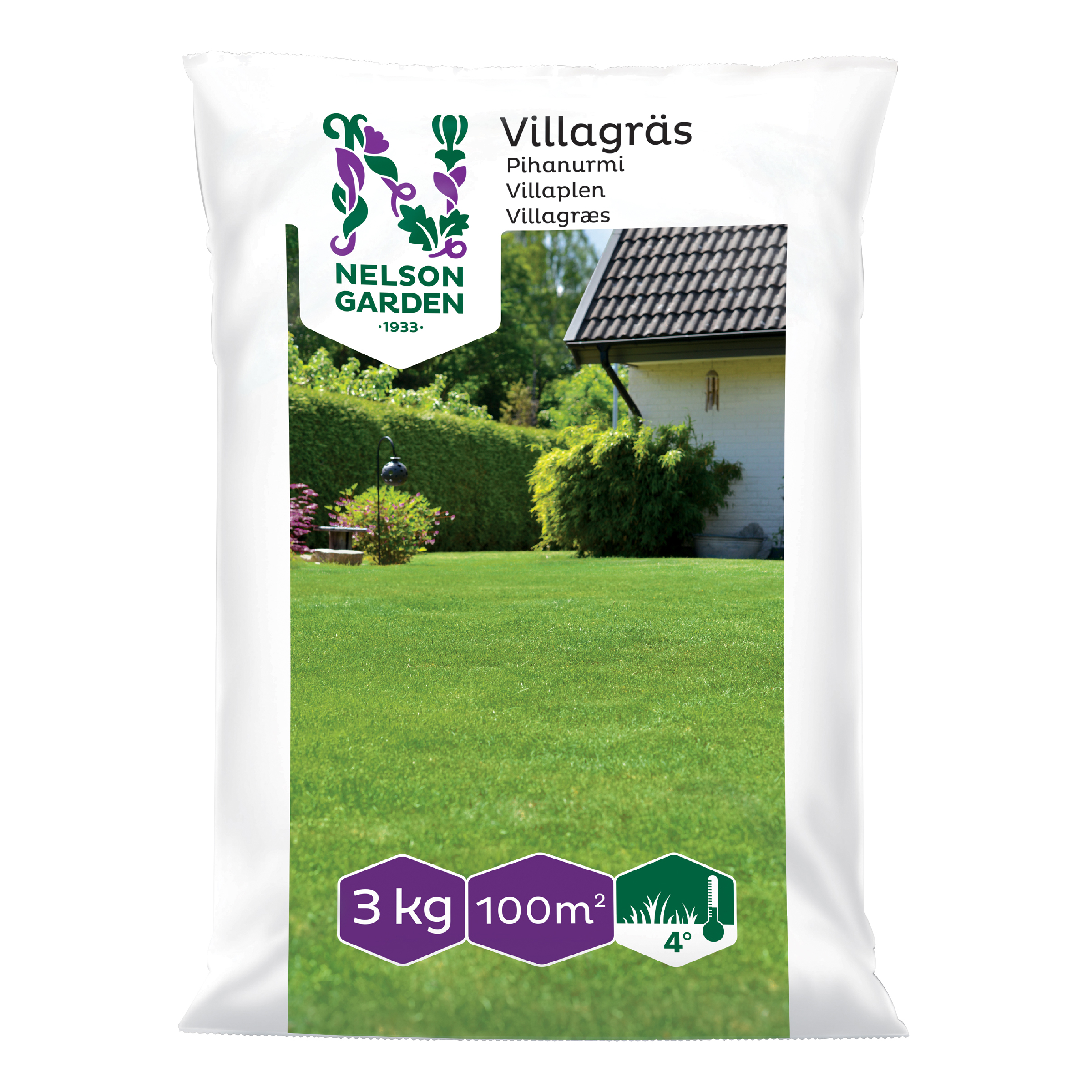 Villagräs Nelson Garden Frö 3 kg