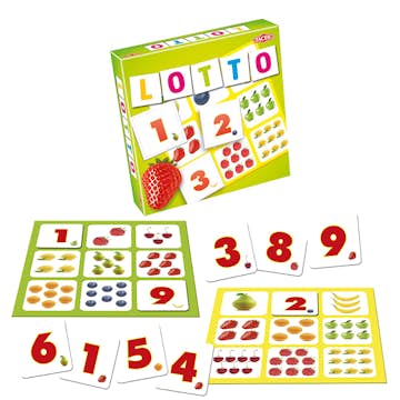 Spel Tactic Lotto Frukter Frukter Siffror