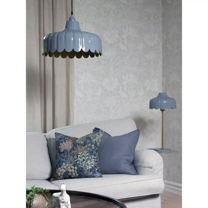 Bordsslampa PR Home Wells med Handgjord Lampskärm 50 cm