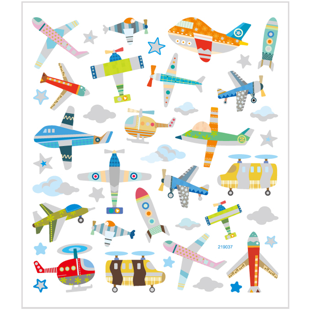 Stickers Creativ Company Flygplan och Helikopter
