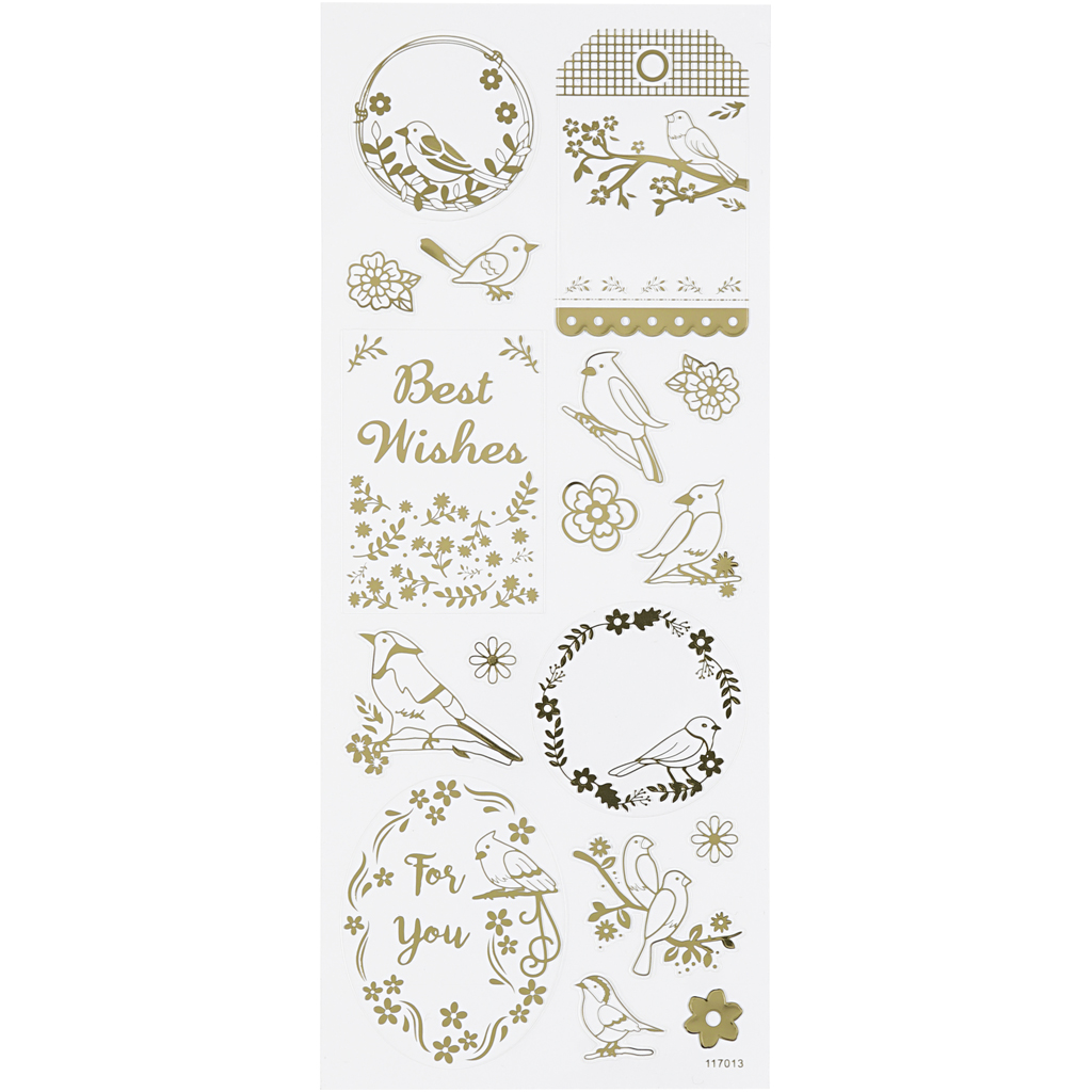 Stickers Creativ Company Fåglar