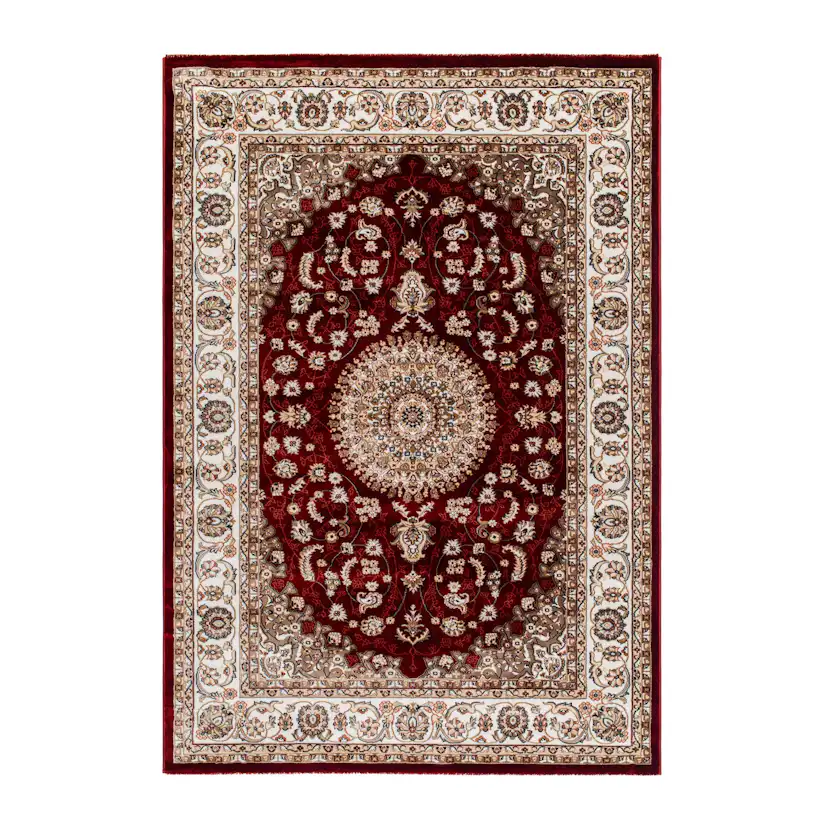 Wiltonmatta KM Carpets Dubai Medallion Röd, 120x170 cm- 29162