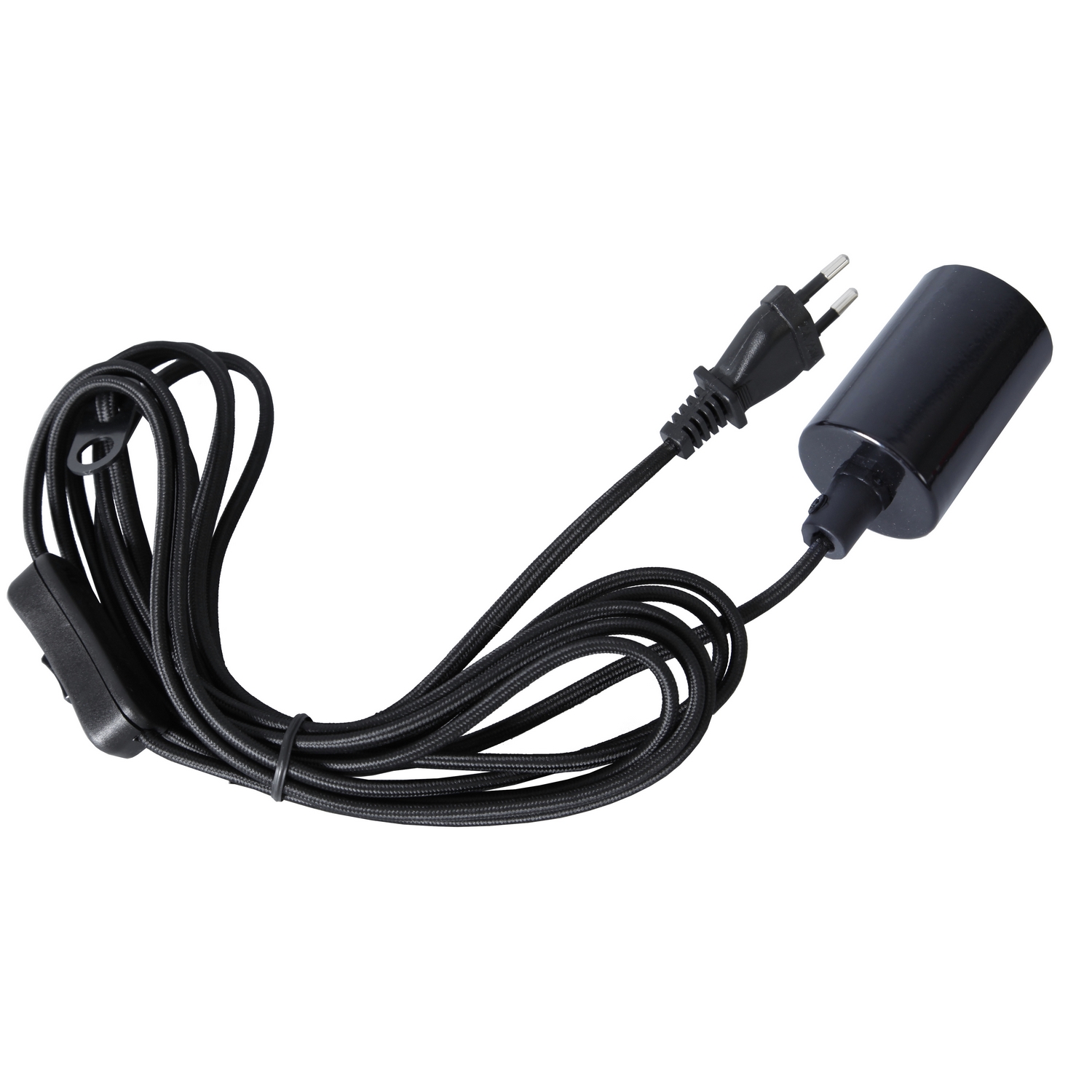 Sladdställ Star Trading Stil E27 350 cm Svart