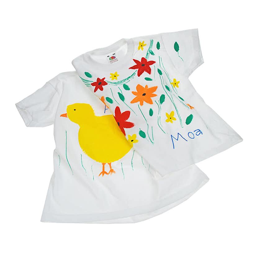 T-shirt ABA Skol Vit Storlek 104 cl