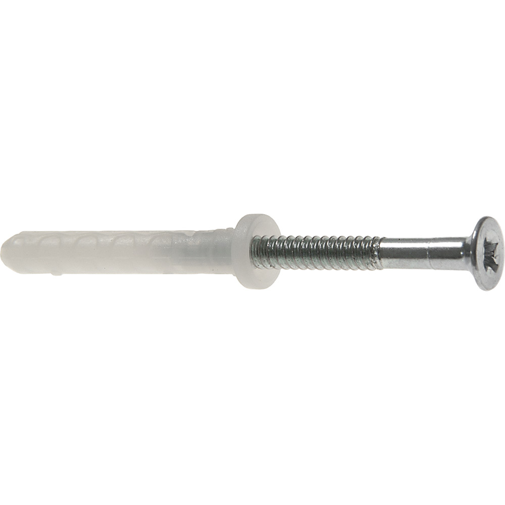 Spikplugg Gunnebo Fastening Elförzinkad Försänkt Krage 10,0x120 mm 25 st Försänkt