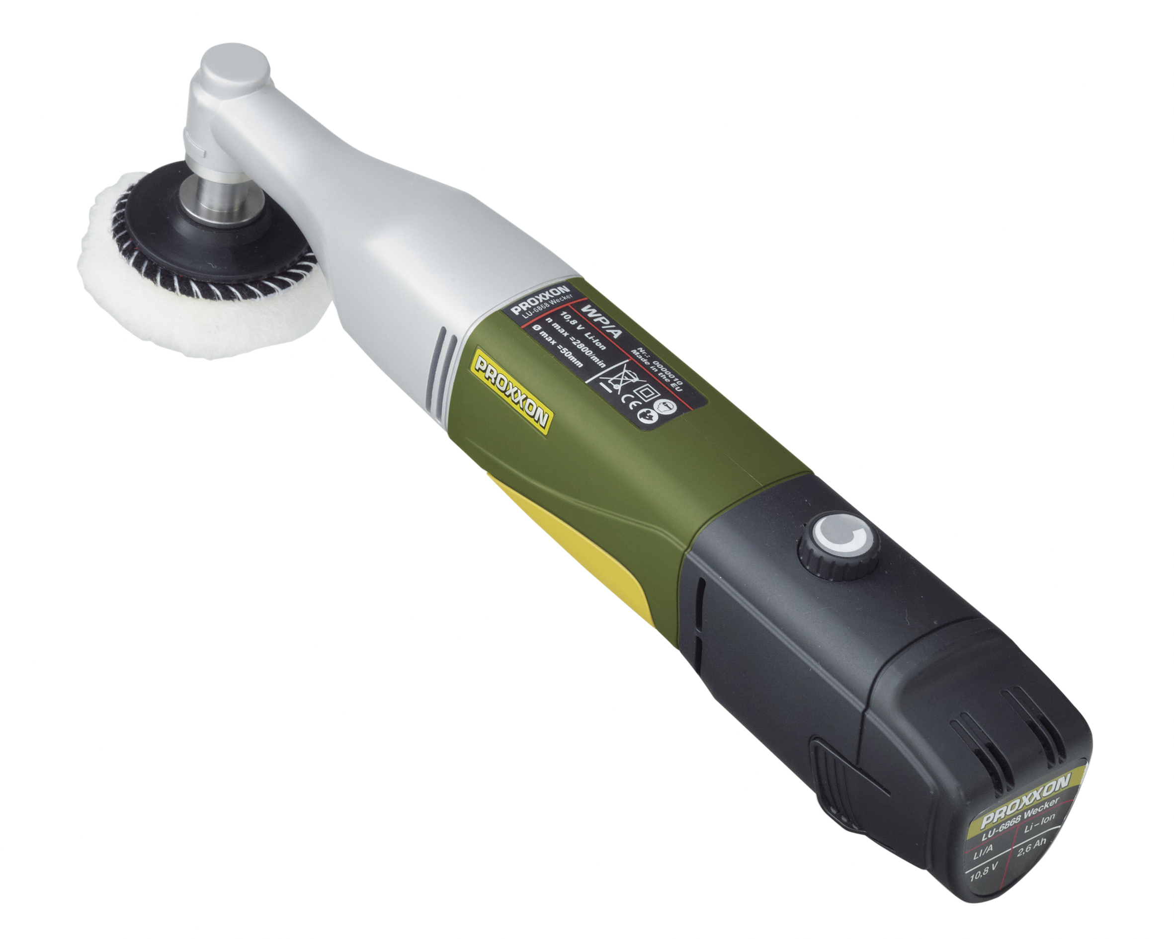 Vinkelpolermask Proxxon Wp/a Utan Batteri Och Laddare.