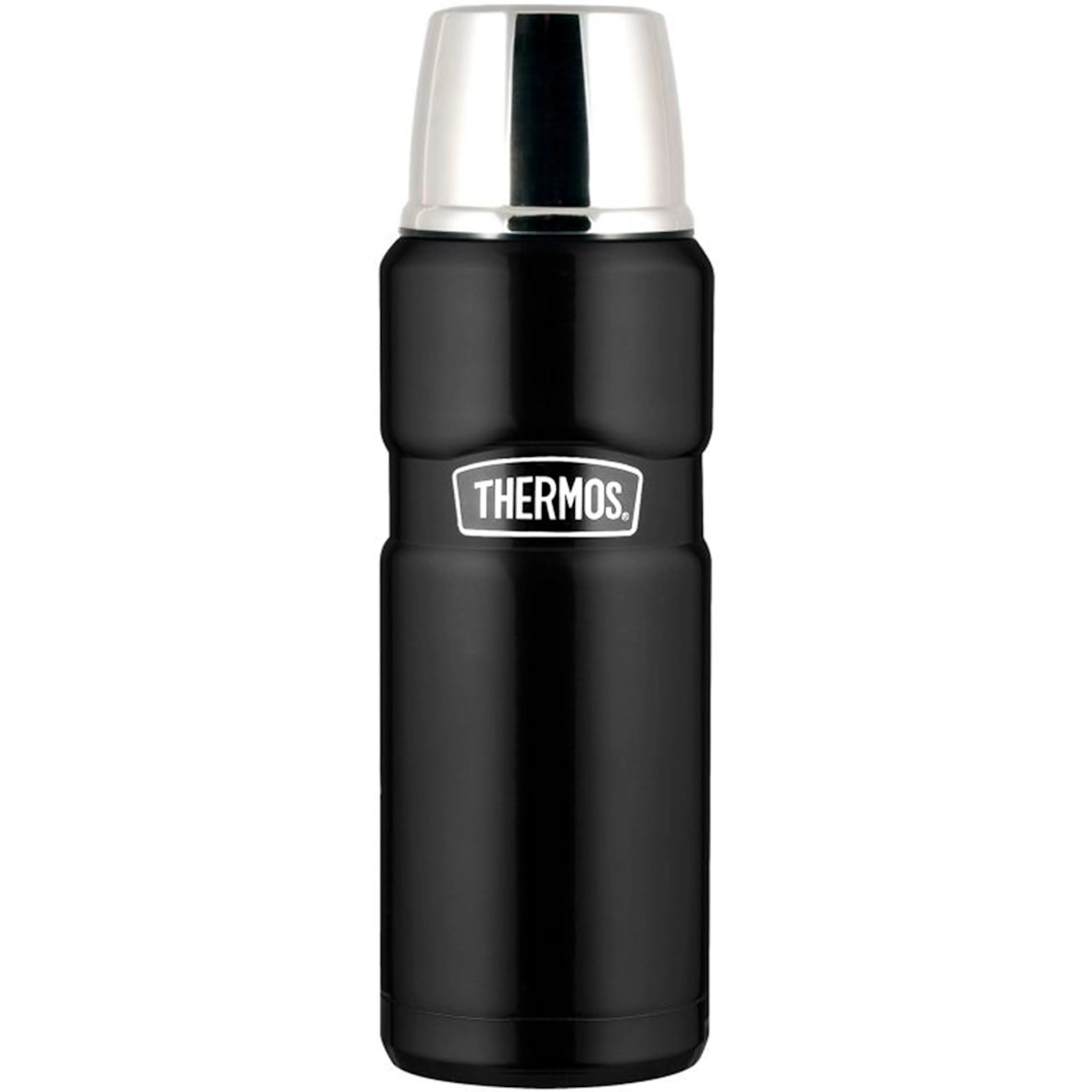 Termos Thermos King Stål 1,2 L Mattsvart med Skruvkork