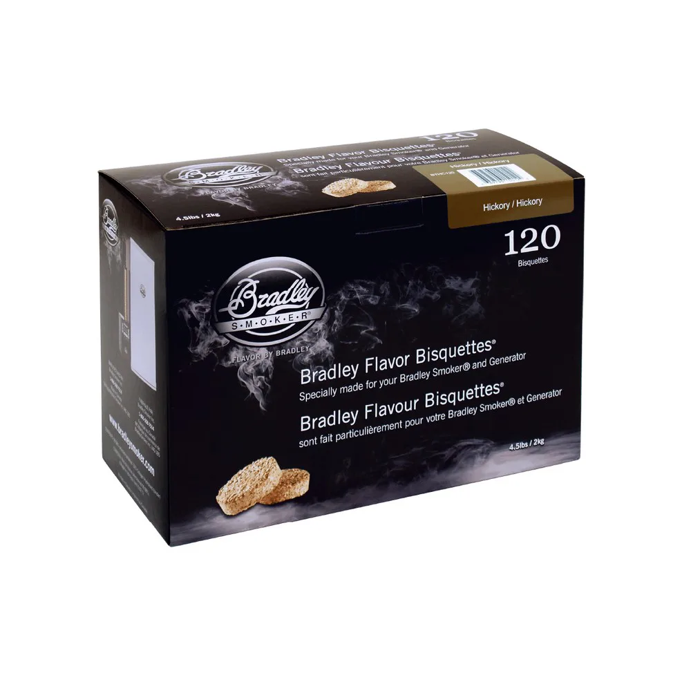 Briketter Bradley Hickory 120-pack