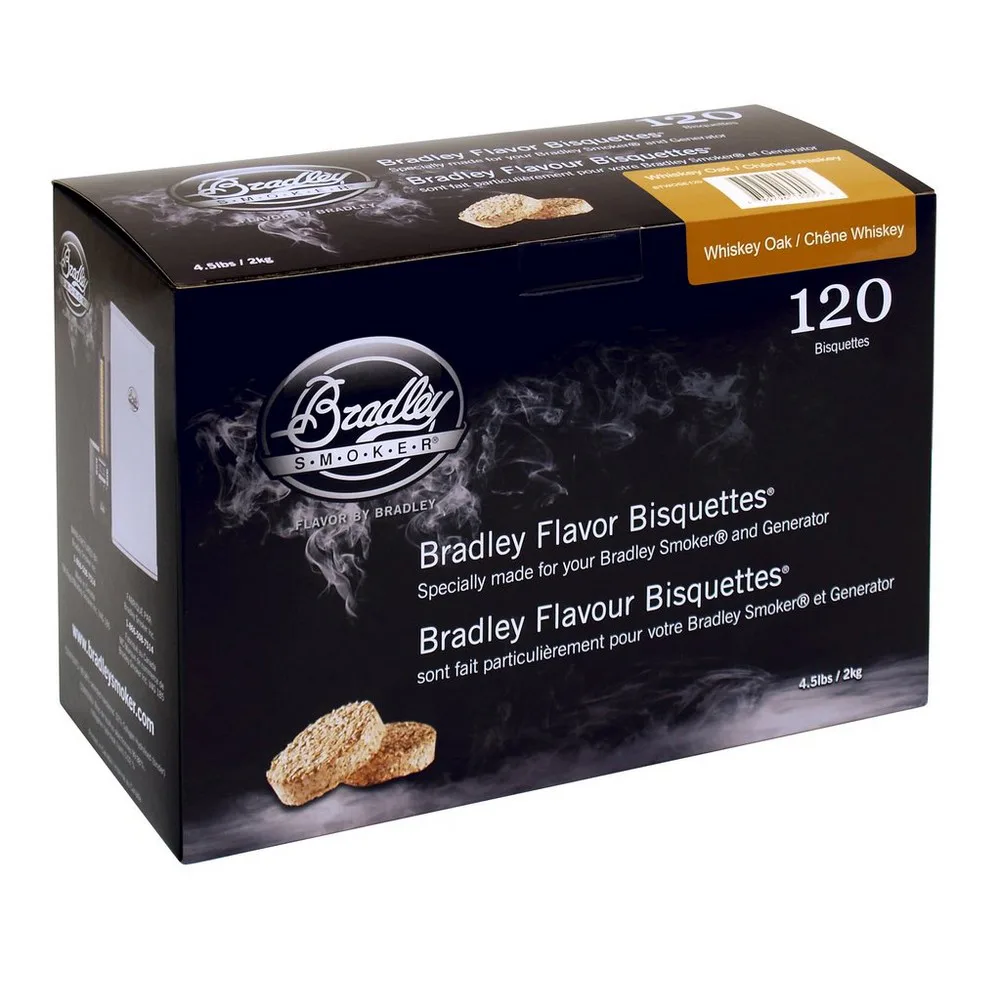 Briketter Bradley Whiskey Oak 120-pack
