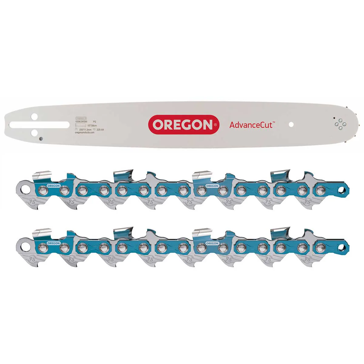 Sågkedja Oregon 130MLBK095 + 2 st Sågkedjor 95TXL056