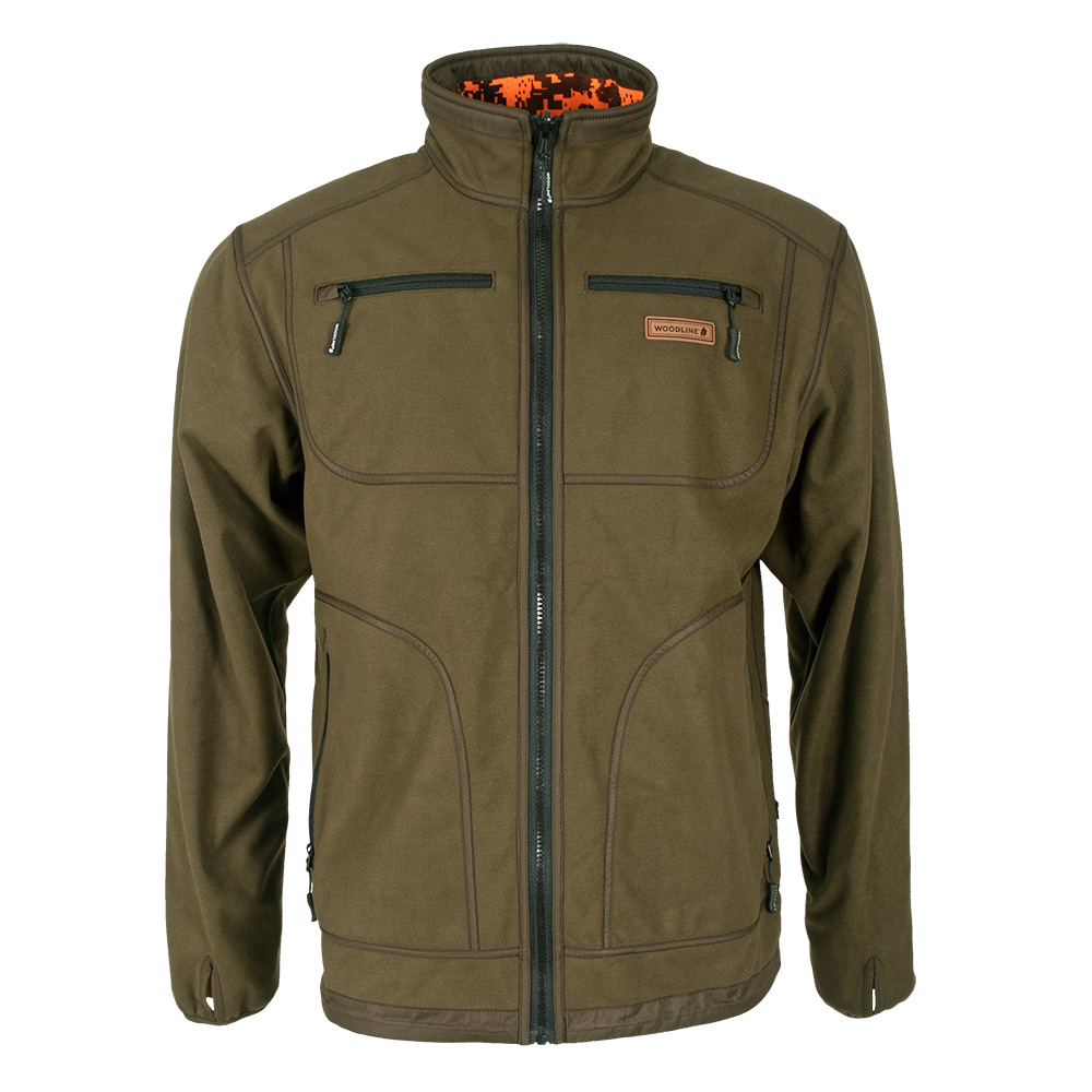 Fleecejacka Woodline Vändbar Sarek Storlek: L