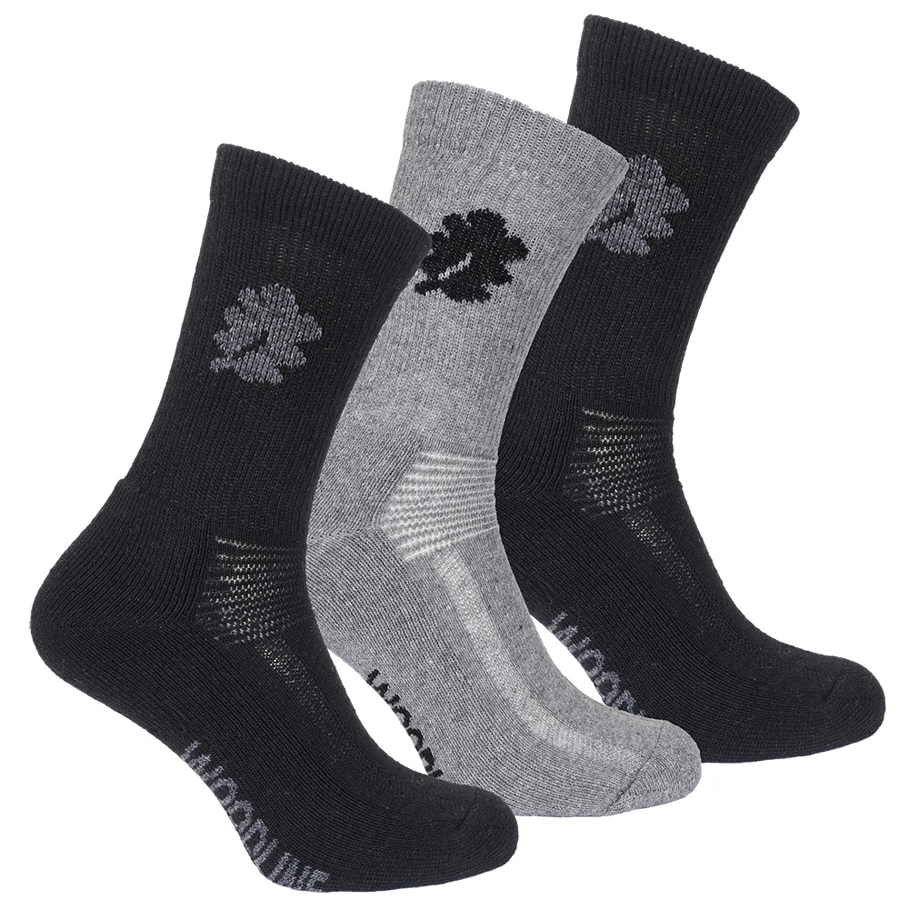 Sockar Woodline Allround Merinoull 3-pack Storlek: 35-39