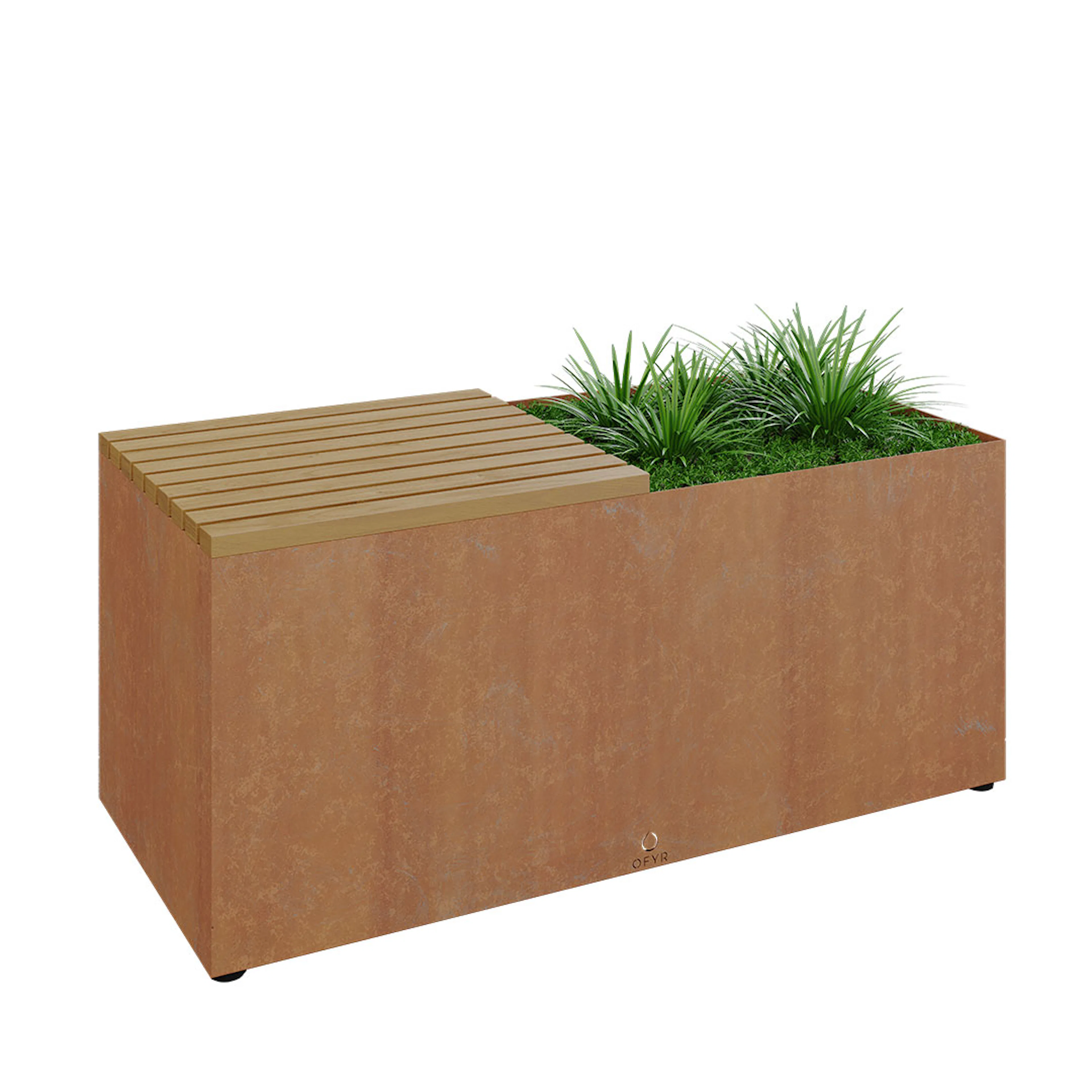 Bänk OFYR Herb Garden med Odlingsyta