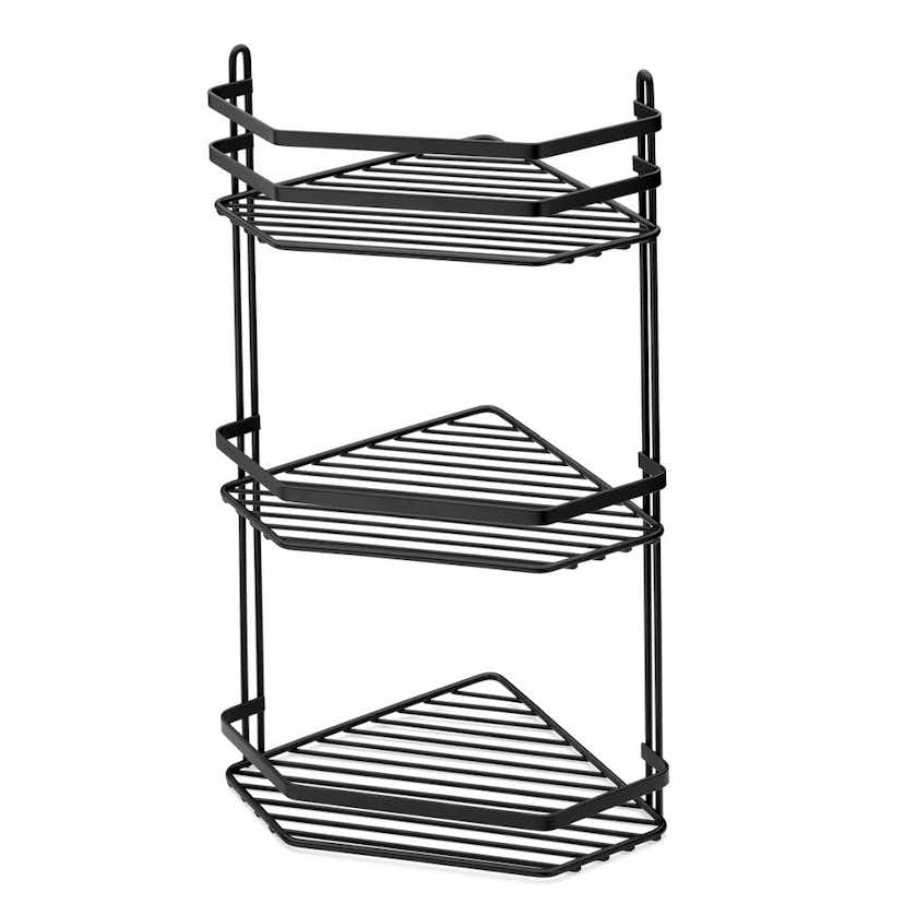 Hörnduschkorg Habo Lantana Tripple Svart