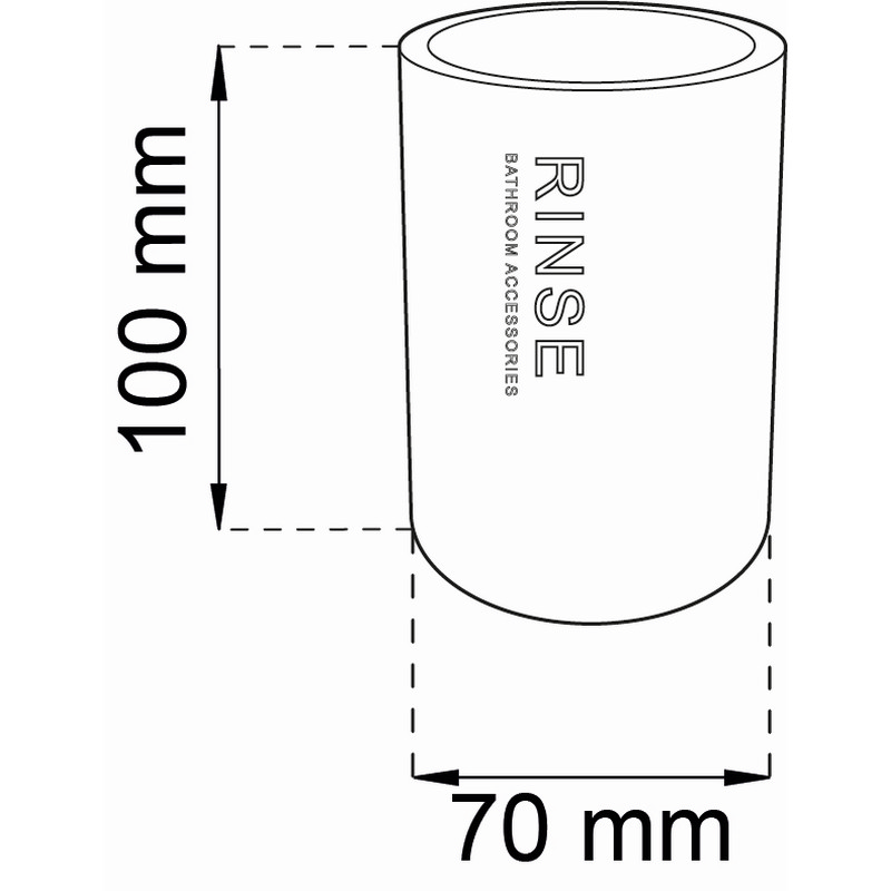 Tandborstmugg Habo Nature