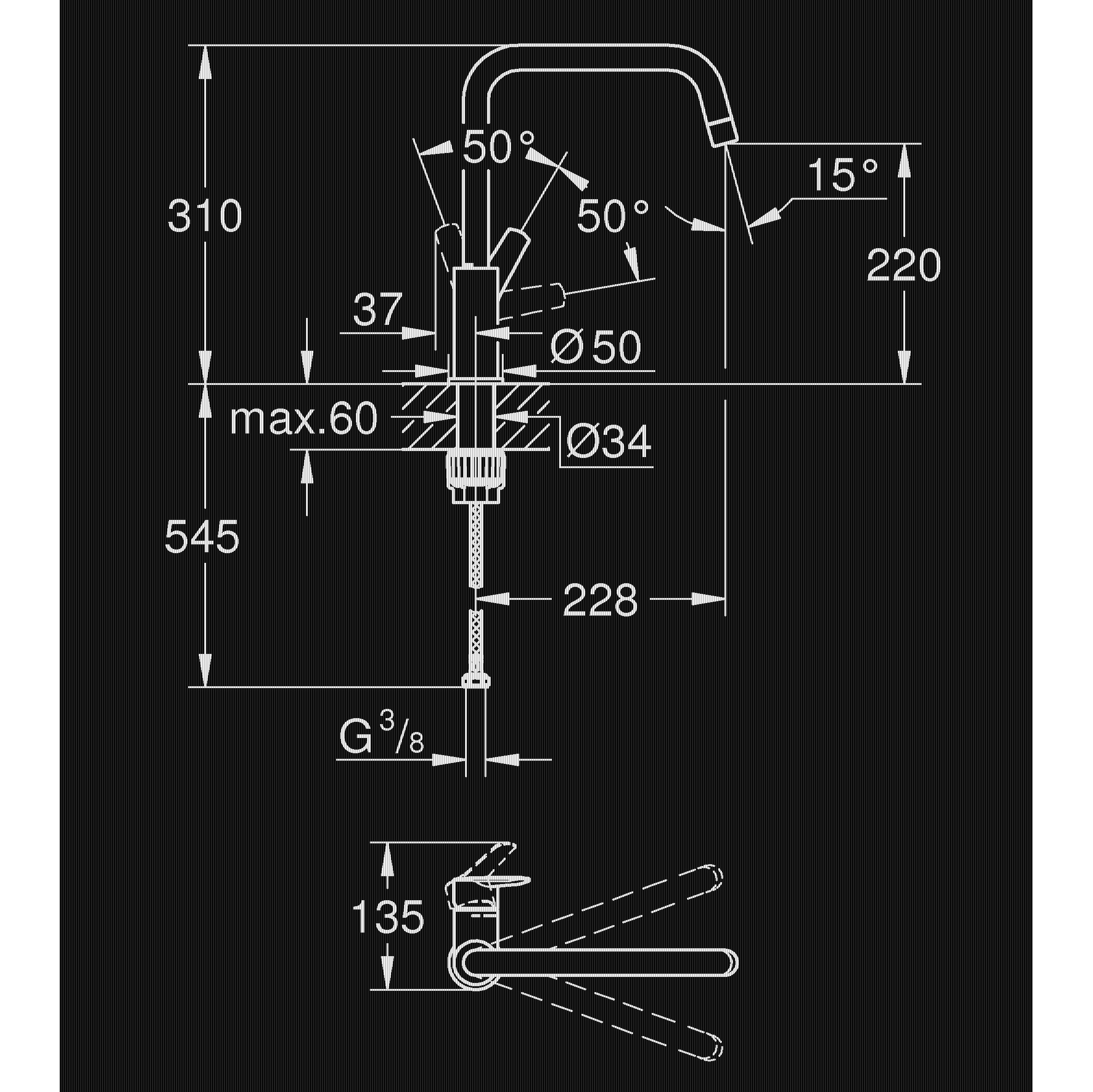 Köksblandare Grohe Start 30470 L-pip